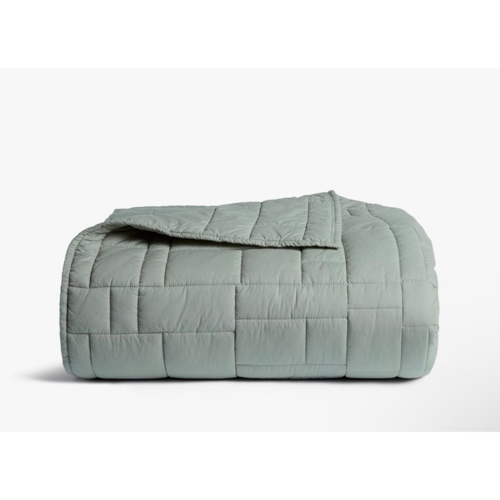 Full/Queen Cozy Block Quilt Jade - Parachute for Target
